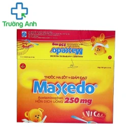 Maxedo 150mg/5ml - Thuốc giảm đau hạ sốt cho trẻ hiệu quả 