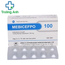 Mebicefpo 100 - Thuốc điều trị nhiễm khuẩn hiệu quả của Mebiphar