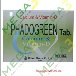 Phadogreen - Thuốc giúp bổ sung calci hiệu quả
