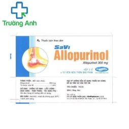 Savi Allopurinol - Thuốc điều trị bệnh gout hiệu quả