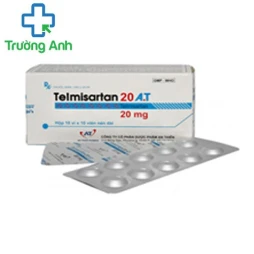 Telmisartan 20 A.T- Thuốc điều trị cao huyết áp, các bệnh tim mạch hiệu quả