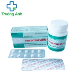 Trihexyphenidyl 2mg Khapharco - Thuốc trị bệnh Parkinson hiệu quả