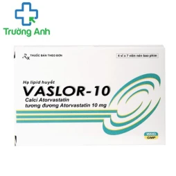 Vaslor-10 - Thuốc điều trị tăng cholesterol hiệu quả của Davipharm