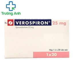 Verospiron 25mg  - Thuốc điều trị bệnh bệnh cường aldosterone tiên phát hiệu quả