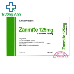 Zanmite 125 - Thuốc điều trị nhiễm khuẩn hiệu quả của Hataphar