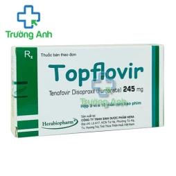 Topflovir 245mg Herabiopharm - Thuốc điều trị HIV-1 và viêm gan B hiệu quả