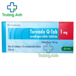 Torendo Q - Tab 1mg Krka - Thuốc điều trị tâm thần phân liệt hiệu quả