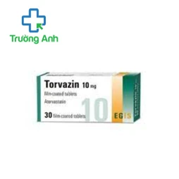 Torvazin 10mg - Thuốc điều trị tăng cholesterol máu hiệu quả của Egis 
