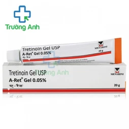 Tretinoin Gel USP 0.05% (A-ret 0.05%) Menarini - Gel bôi trị mụn trứng cá
