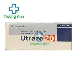 Utrazo 20 - Thuốc điều trị viêm loét dạ dày - tá tràng của India