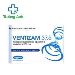 Ventizam 37,5 Savipharm - Thuốc điều trị trầm cảm hiệu quả