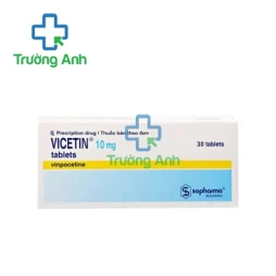 Vicetin 10mg - Thuốc điều trị rối loạn tuần hoàn máu não hiệu quả