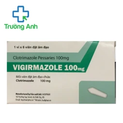 Viên đặt âm đạo Vigirmazole 100mg Hadiphar - Giúp giảm viêm nhiễm hiệu quả
