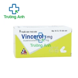 Vincerol 1mg - Thuốc phòng và điều trị huyết khối tĩnh mạch hiệu quả của Vinphaco