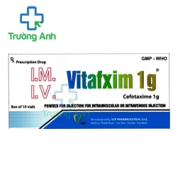 Vitafxim 1g VCP - Thuốc điều trị nhiễm khuẩn hiệu quả