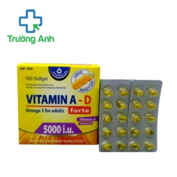Vitamin A-D Forte Omega 3 For Adults 5000 IU - Hỗ trơ bổ sung vitamin A-D