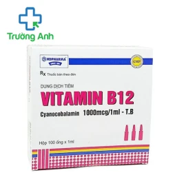 Vitamin B12 HD Pharma (Hộp 100 ống) - Thuốc điều trị thiếu máu