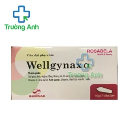 Wellgynax Alpha (Wellgynax α) Hadiphar - Viên đặt hỗ trợ điều trị viêm âm đạo hiệu quả