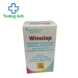 Winolap Sun Pharma - Dung dịch nhỏ mắt điều trị viêm kết mạc dị ứng