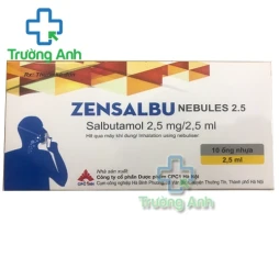 Zensalbu nebules 2.5 - Thuốc điều trị co thắt và hen phế quản hiệu quả của CPC1HN