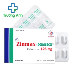 Zinmax-Domesco 125mg - Thuốc điều trị nhiễm khuẩn hiệu quả