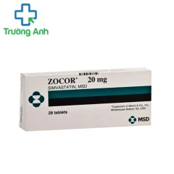 Zocor 20mg - Thuốc giúp hạ mỡ máu hiệu quả