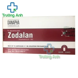 Zodalan - Thuốc gây tê, mê hiệu quả của Danapha