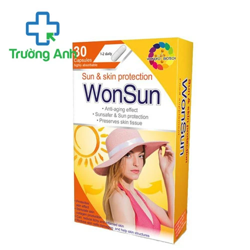WonSun Wondfo - Viên uống chống nắng, bảo vệ da hiệu quả