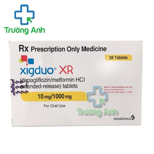 Xigduo XR 10mg/1000mg - Thuốc điều trị tiểu đường hiệu quả của AstraZeneca