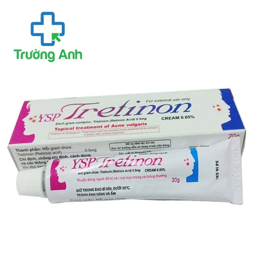 YSP Tretinon cream 0.05% - Thuốc trị mụn trứng cá hiệu quả của Malaysia