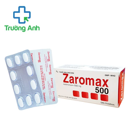 Zaromax 500 - Thuốc điều trị rối nhiễm khuẩn hiệu quả