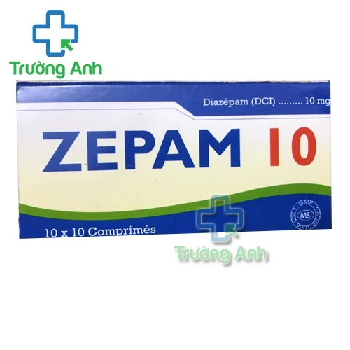 Zepam 10 - Thuốc an thần gây ngủ Diazepam hiệu quả