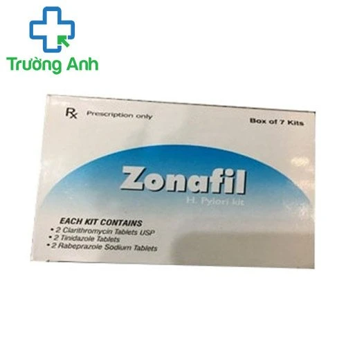 Zonafil kit - Điều trị và dự phòng tái viêm loét dạ dày hiệu quả của Ấn Độ