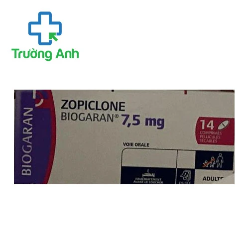 Zopiclone Biogaran 7,5mg - Thuốc điều trị mất ngủ hiệu quả