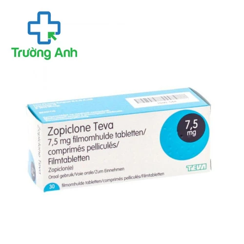 Zopiclone Teva 7,5mg - Thuốc điều trị mất ngủ hiệu quả