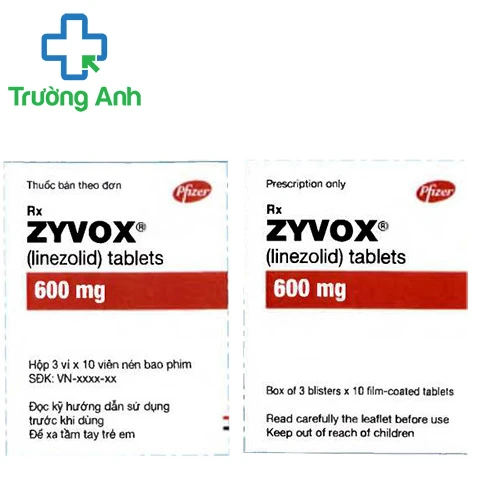 Zyvox 600mg (viên) - Thuốc điều trị nhiễm khuẩn hiệu quả của Pfizar